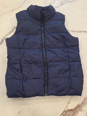Old Navy Navy Quilted Puffer Vest for Kids